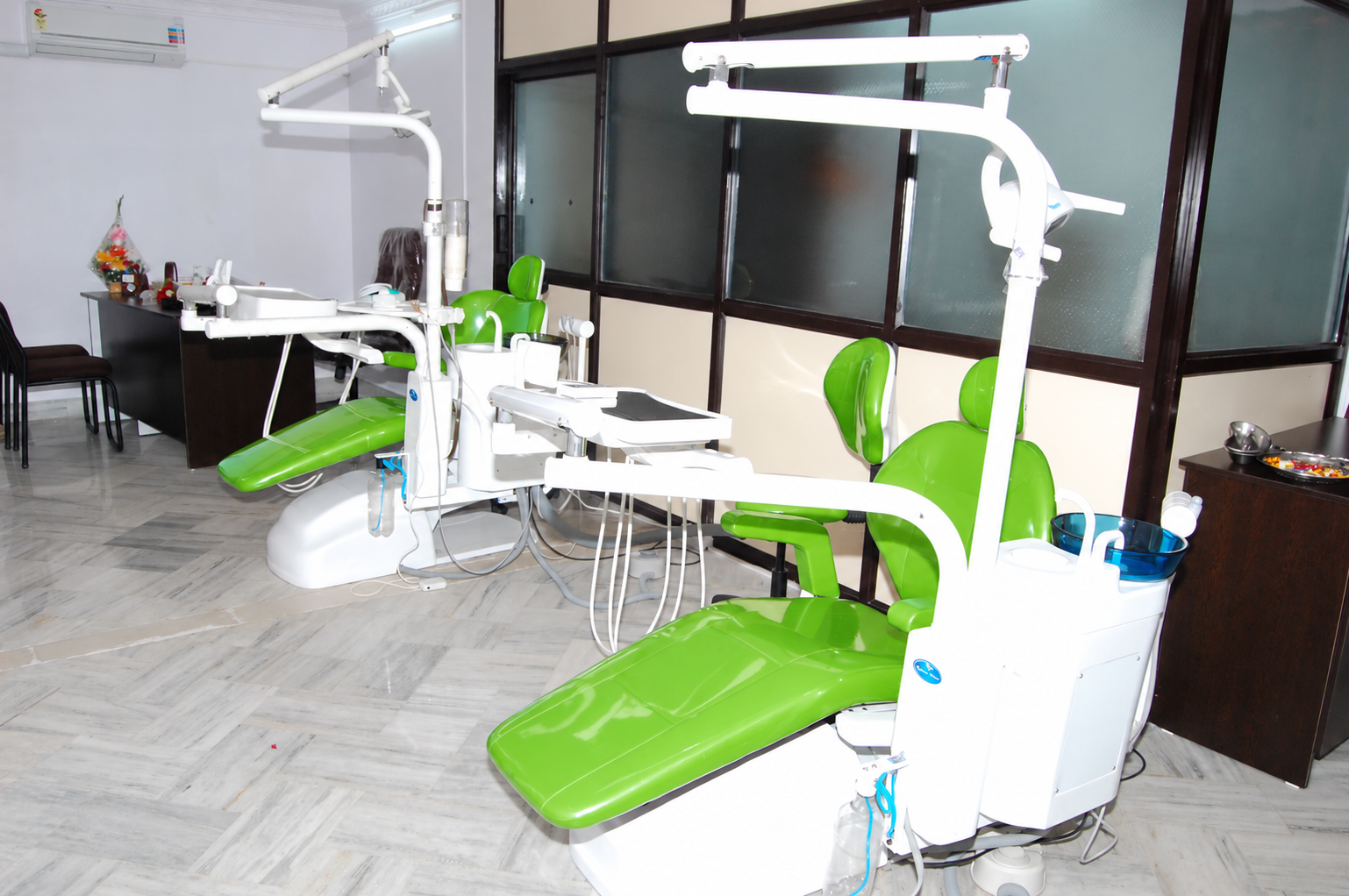 Child happily visiting the dentist at Aditya Dental Care